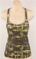 NIKE Women's Green Mesh Printed Training Performance Tank Top, size XS - XS Regular