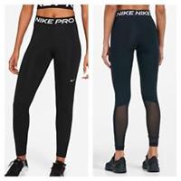 Nike Pro Womens Leggings Dri-Fit Jogging Sports Gym Yoga Running (XS to XL) - S Regular