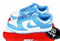 Nike Dunk Low Retro UNC University Blue White UK 8 US 9 EUR 42.5 DD1391-102 New