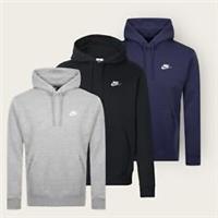 Nike Hoodie Club Mens Hooded Jumper Pullover Sweatshirt - 3 Colours - XL Regular