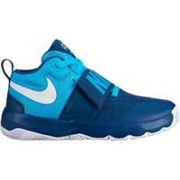 Nike Kids Team Hustle D 8 Basketball Boot/Shoe - Blue Force/White/Blue Fury
