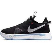 Nike PG 4 Basketball Shoe - Black/White/Light Smoke Grey