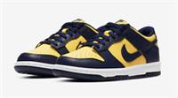 Nike Dunk Low GS Michigan Midnight Navy Yellow Maize UK 3 4 5 US CW1590-700 New