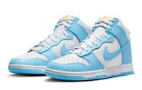 Nike Dunk High Retro Light Blue Chill White UK 9.5 US 10.5 44.5 DD1399-401 New