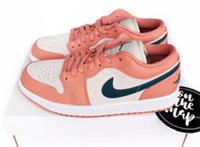 Nike Air Jordan 1 Low W Madder Root Pink UK 3 4 5 6 7 8 9 US DC0774-800 New