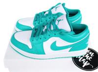 Nike Air Jordan 1 Low W New Emerald Turqouise UK 4 US 4.5 6.5 DC0774-132 New