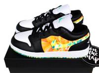 Nike Air Jordan 1 Low SE Slime Drip Vortex GS UK 6 US 7 EUR 40 DJ6252-038 New