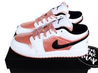 Nike Air Jordan 1 Low Madder Root Pink White GS UK 3.5 US 4 EU 36 DM8960-801 New