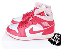 Nike Air Jordan 1 Mid W Strawberry Cream UK 4 5 6 7 8 9 10 11 US BQ6472-186 New