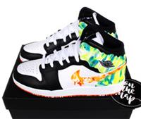Nike Air Jordan 1 Mid SE Slime Drip Vortex GS UK 6 US 7 EUR 40 DJ6563-038 New