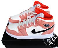 Nike Air Jordan 1 Mid SE Orange Suede GS UK 4.5 US 5 EUR 37.5 DV1336-800 New