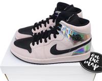 Nike Air Jordan 1 Mid W Barely Rose Pink UK 8.5 US 9.5 11 EUR 43 BQ6472-602 New