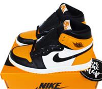 Nike Air Jordan 1 Retro High Taxi Yellow Black UK 5 6 7 8 11 12 US 555088-711
