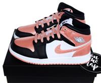 Nike Air Jordan 1 Mid Madder Root Rose Gold GS UK 3.5 US 4 6 EU36 DM9077-108 New