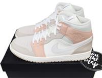 Nike Air Jordan 1 Mid Milan City Beige Grey UK 10 US 11 EUR 45 CV3044-100 New
