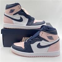 Nike Air Jordan 1 High Atmosphere bubble gum pink Trainers Womens UK 6.5 BNWT