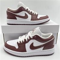 Nike Air Jordan 1 Low Brown Bronze Eclipse White Trainers UK 3.5 Womens BNWT