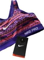 Nike Pro Womens Sports Bra Size M Dri-Fit Padded C Medium Support Running Gym - M Regular