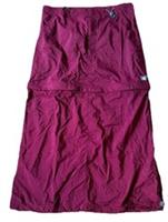 Nike ACG Cargo Skirt Size M 10/12 Burgundy Zip Adjustable Length Mini/Maxi New - M Regular