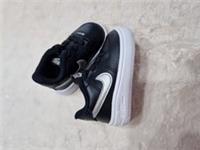 NIKE Air Force 1 Low EASY ON Baby Infant Trainers Blk SIZE 2.5 New