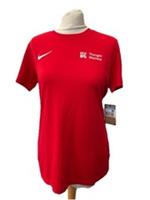 Nike Red dri-fit T-shirt Size M Short Sleeve Womens NEW
