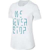 Nike Womens Basketball Dry WE NEVER STOP Tee - White