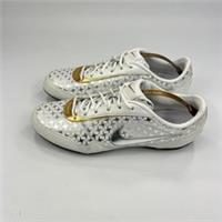 Retro Nike Womens Trainers UK 7 Gold White Patterned Low Top Stylish Boxing Shoe