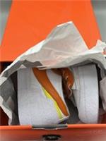 Nike Blazer Low X Sacai Size 8 UK Mens Swoosh WHITE MAGMA ORANGE Shoes