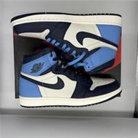 Nike Air Jordan 1 Retro OG High Obsidian UNC Size UK 11.5 US 12.5 555088-140