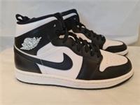 NIKE AIR JORDAN 1 Mid Panda Women's UK 8.5 Black White DV0991-101 New No Box Lid