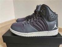 Nike Jordan 1 Flight 4 Prem BG Grey Trainers Shoes Size UK 5.5
