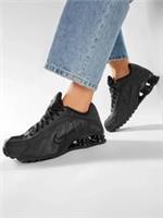 Nike Shox R4 Black Orange Women's Trainers Shoes Size UK 5