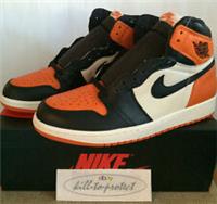 NIKE AIR JORDAN 1 SHATTERED BACKBOARD Sz UK US 8 9 10 11 12 Bred 555088-005 QG
