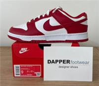 Nike Mens Dunk Low Retro, Size 8 UK, Gym Red Trainers DD1391 602