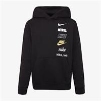 Nike Sportswear Junior Boys Black Logo Pullover Hoodie DX5158 010