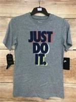 Nike Grey Just Do It Slogan T-Shirt - 12 Years Regular