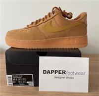 Nike Mens Air Force 1, Size 9.5 UK, Flax Wheat Trainers CJ9179 200