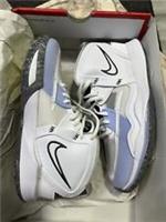 Nike Kyrie Infinity Smoke & Mirrors Boys White Leather Mesh Trainers UK Size 5
