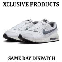 NIKE AIR MAX IVO GS JUNIOR WHITE COOL GREY - SIZE UK 5.5 - 579995-121 -BRAND NEW