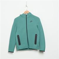 NIKE Tech Fleece Full Zip Hoodie Junior Green SIZE 12-13YRS