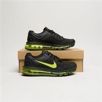 NIKE Air Max 2013 Junior Black/Anthracite/Yellow SIZE 5 Trainers