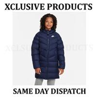 Nike Winter Jacket NSW Synthetic Parka - Midnight Navy - Size Small - DX1268-410