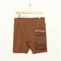 NIKE x CACT.US CORP Women's Shorts Brown SIZE L