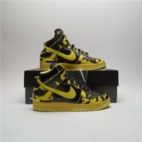 NIKE Dunk High 1985 Women's Black/Yellow SIZE 4 Trainers