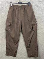 Nike Trousers Womens Medium Brown Open Cargo Pant Standard Fit High Rise BNWT - M Regular