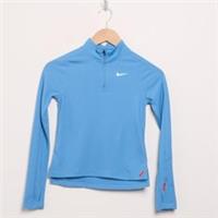 NIKE Girls' Dri-FIT Long Sleeve 1/2 Zip Top Junior Blue SIZE 8-10YRS