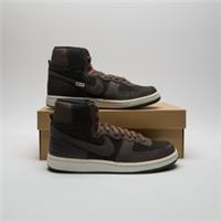 NIKE Terminator High Women's Brown/White SIZE 6 Trainers