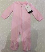 Nike Baby Girl's Pink Babygrow(Size 6-9 Months)