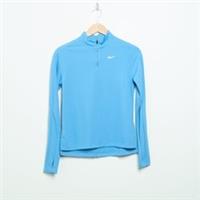 NIKE Girls' Dri-FIT Long Sleeve 1/2 Zip Top Junior Blue SIZE 13-15YRS