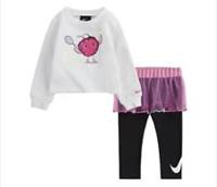 Nike Kids Girls Little Monsters Legging Set Size 24 Months New